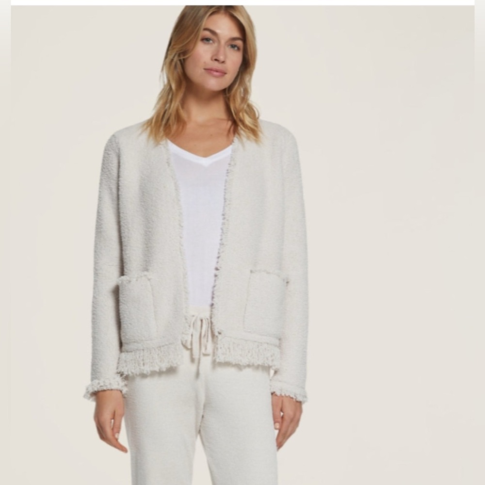 Barefoot Dreams CozyChic Fringe Jacket